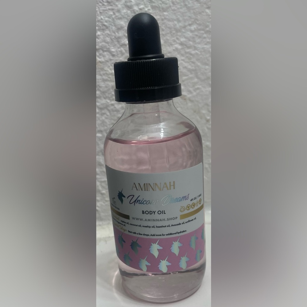 AMINNAH Unicorn Dreams Pink Body Oil